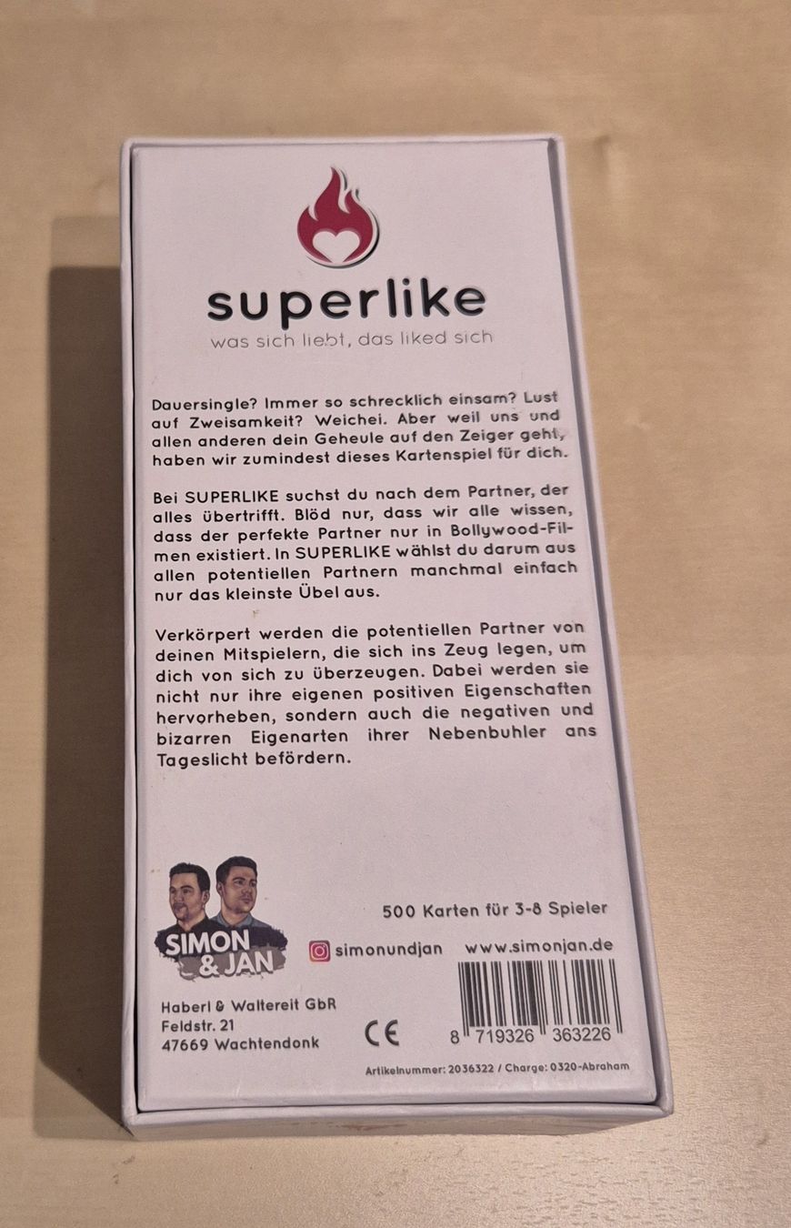 Giochi: Superlike Kartenspiel – Usato da Giswil venduto da lllll018 2