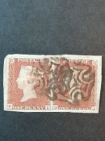 One Penny red 1841, Paar