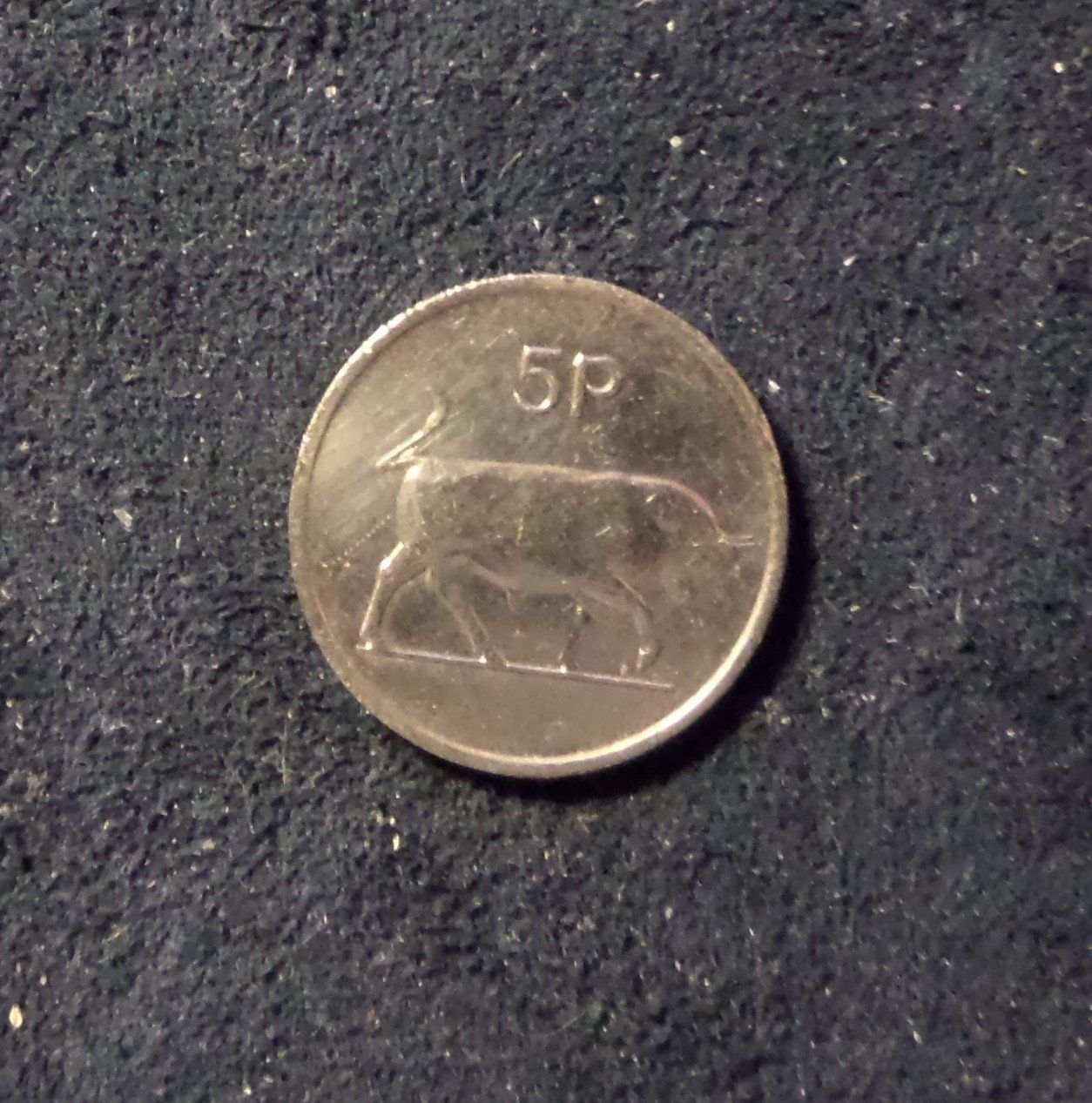 Alle Münzen: IRLANDE  5 PENCE 1974 – Gebraucht aus Nyon von an54 1
