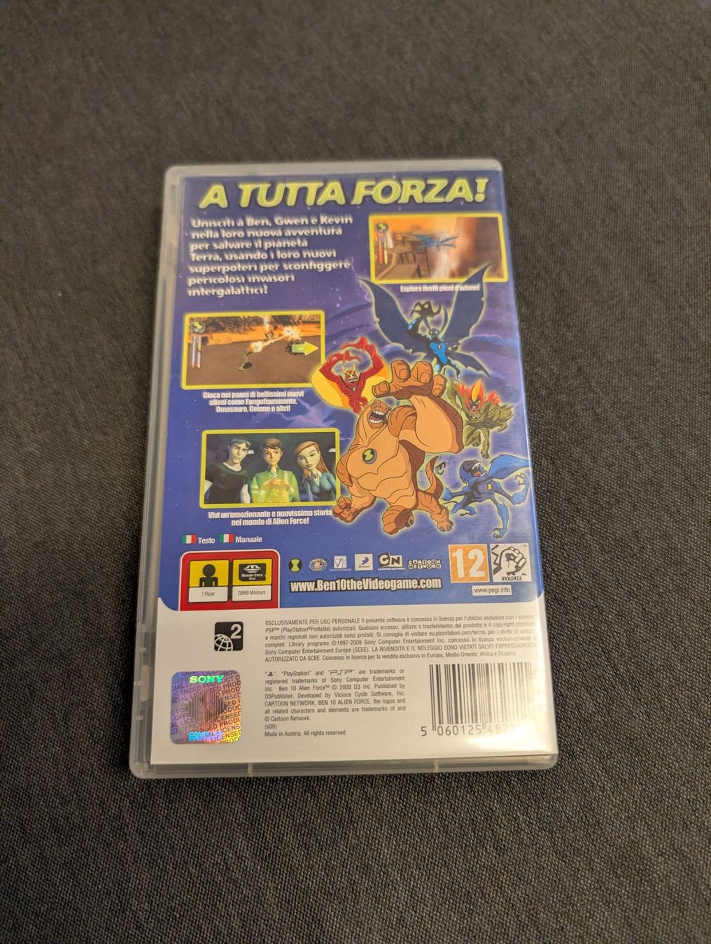 Giochi: Ben 10 alien force Sony psp – Usato da Giubiasco venduto da Tici__nerd_Giubiasco 1