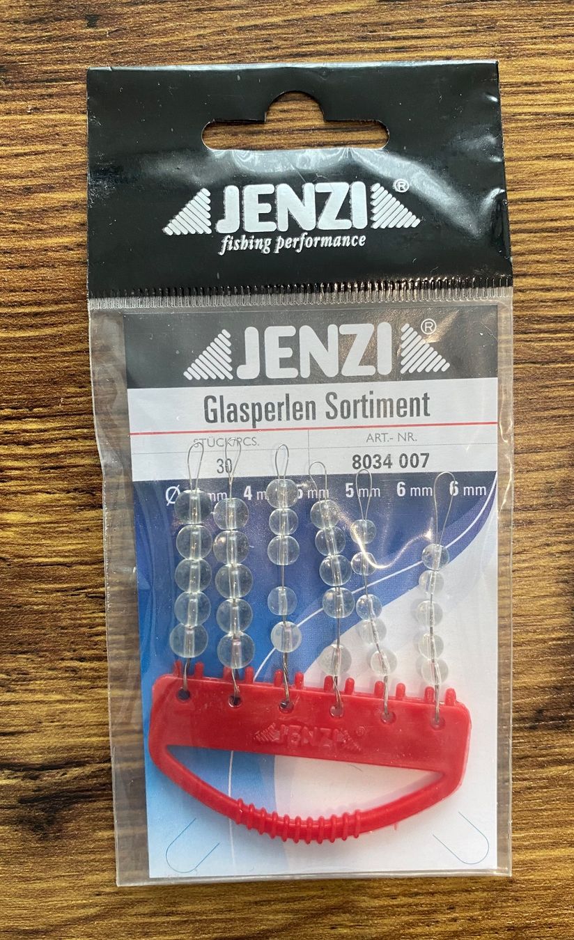 Esche: Jenzi Glasperlenset – Nuovo e nell'imballaggio originale da Widnau venduto da Fishingtackle_Oggy