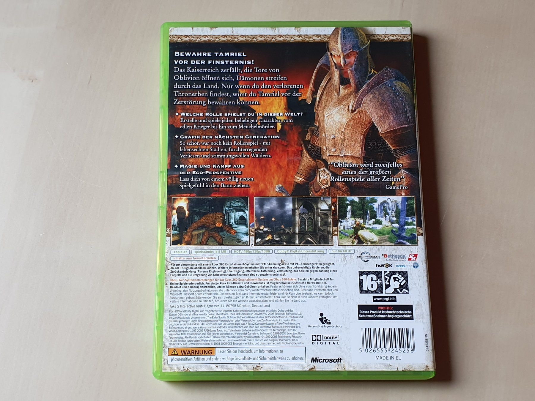 Microsoft Spiele: The Elder Scrolls IV Oblivion – Gebraucht aus Stansstad von collectorsshop 1