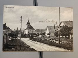 Alte PK / Montfaucon - Gelaufen Feldpost 1917