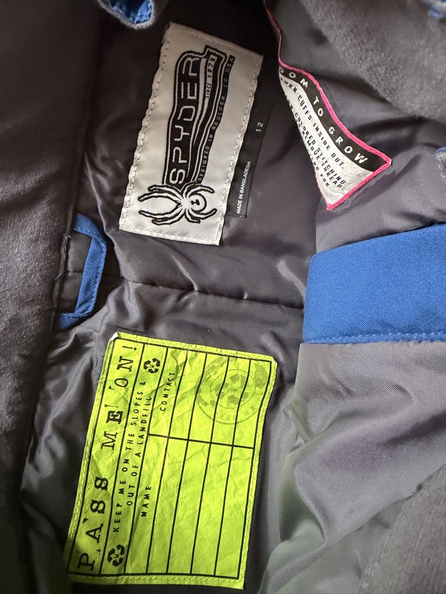 Spyder Pantaloni: Spyder ski pants, blue. Size 12. Practically new condition. – Nuovo (secondo la descrizione) da Männedorf venduto da iza04 3