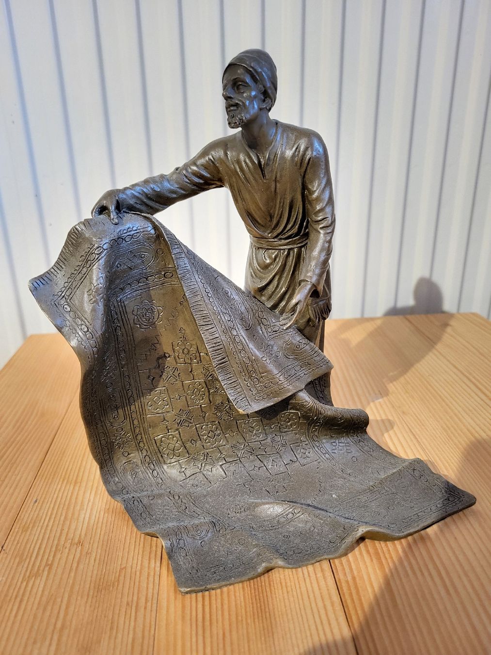 Skulpturen & Statuen: Bronzefigur "Der Teppichhändler" signiert Bergman – Gebraucht aus Grindelwald von lego9