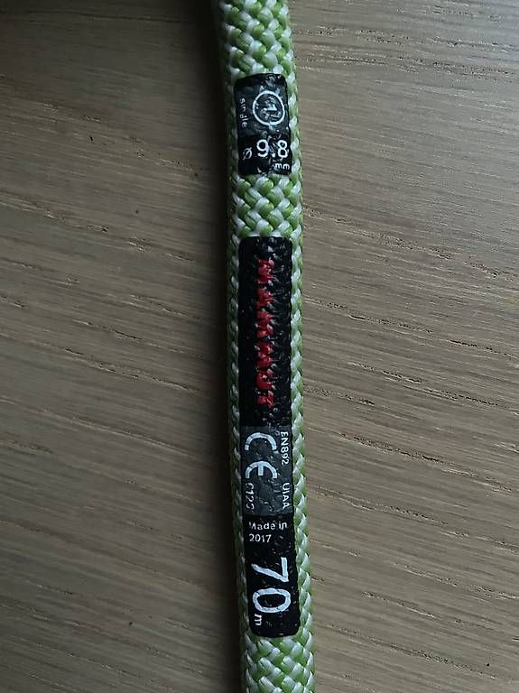 Corde: Mammut Seil 70m – Usato da Dietlikon venduto da jos_2sxc 1