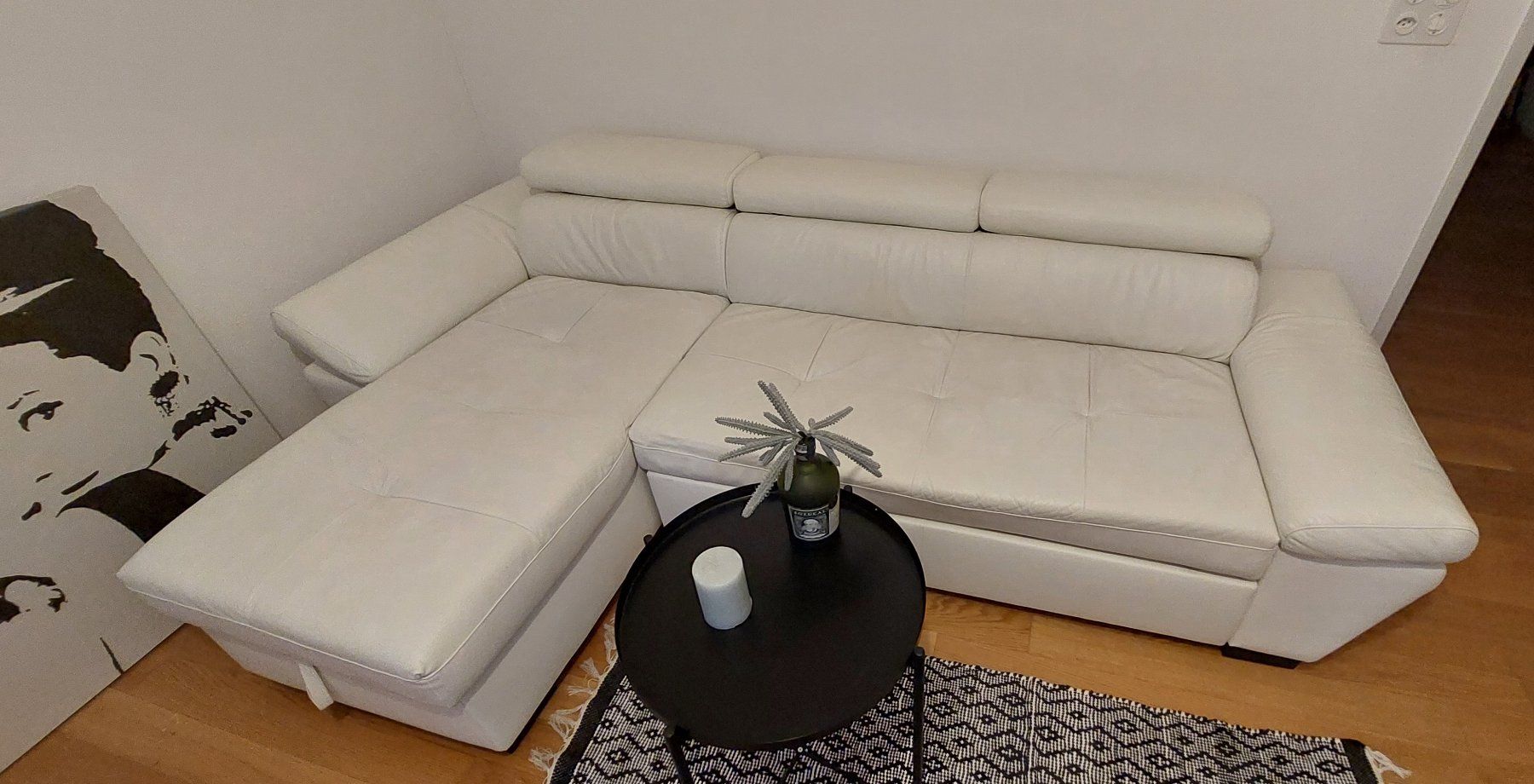 Sofas: Ecksofa Weiss Leder, gut erhalten – Gebraucht aus Winterthur von Nena1981