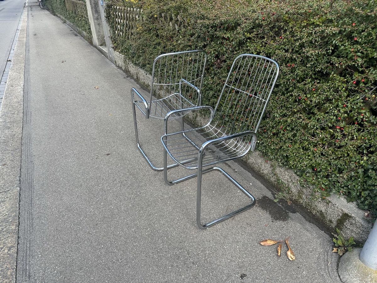 Sedie: Freischwinger Stühle von Gastone Rinaldi – Usato da Zürich venduto da inf_995m 8