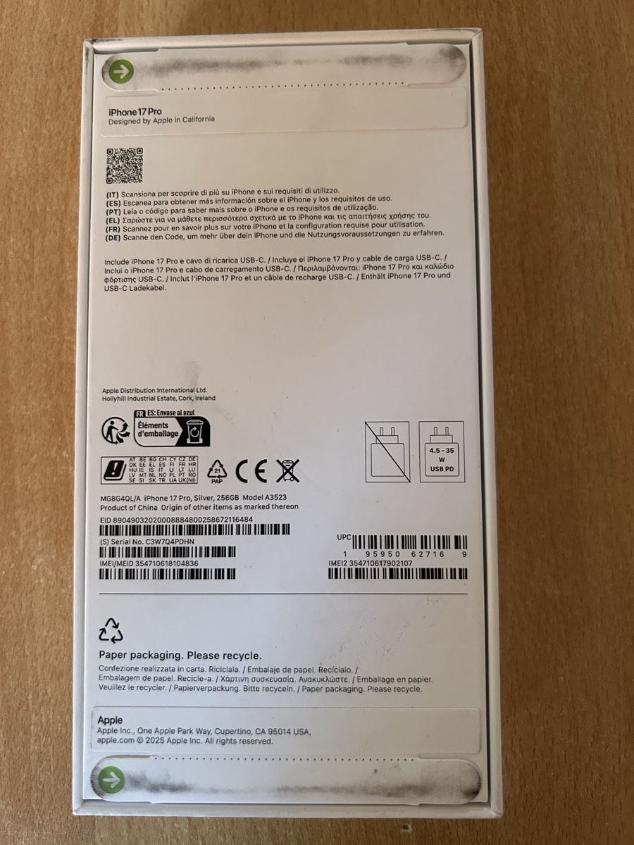 Apple Handys / Smartphones: APPLE iPhone 17 Pro 256GB – Neu und originalverpackt aus Yvonand von Trojkarouge 1