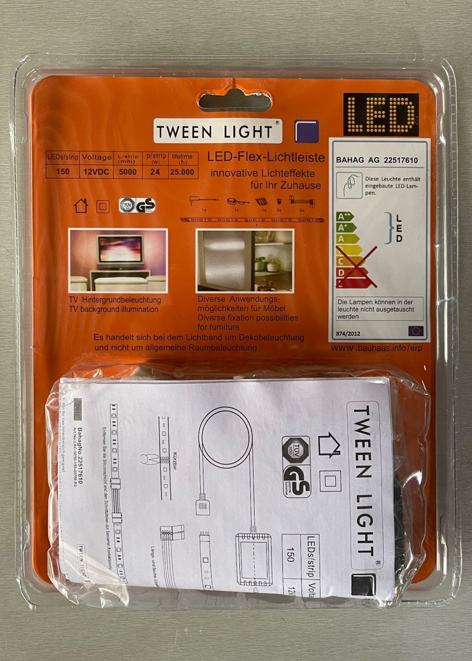 Ghirlande e barre luminose: TWEEN LIGHT LED-Flex-Lichtleiste (5 Meter) – Nuovo e nell'imballaggio originale da Buchs SG venduto da Handyman77 1