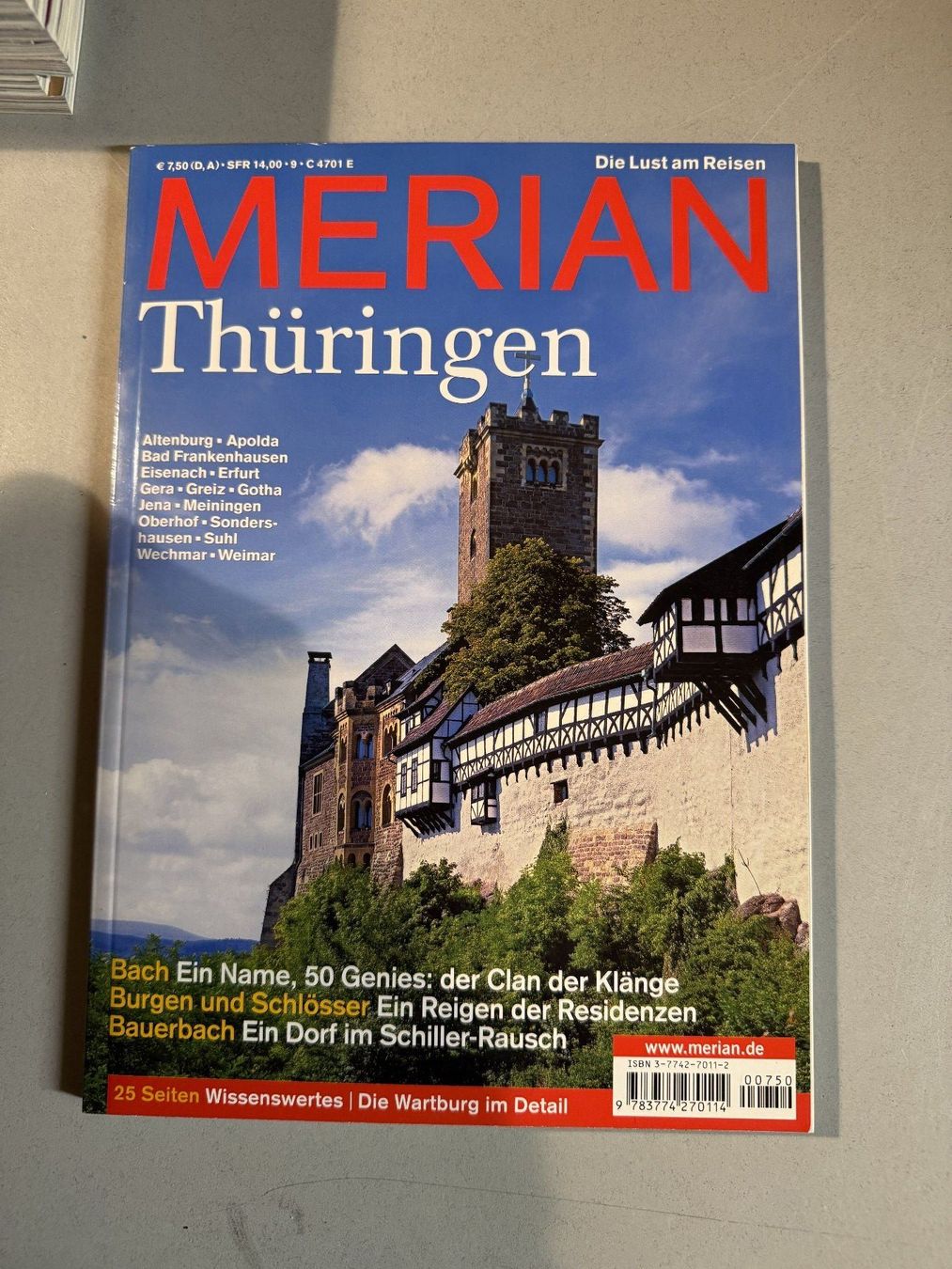 Riviste & Magazine: Merian Thüringen September 2005 – Usato da Erstfeld venduto da Uhu1980