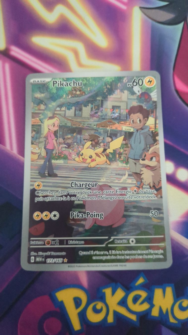 Pokémon Sammelbilder & Trading cards: Carte Pikachu - Pokémon 151 – Gebraucht aus Genève von ims1