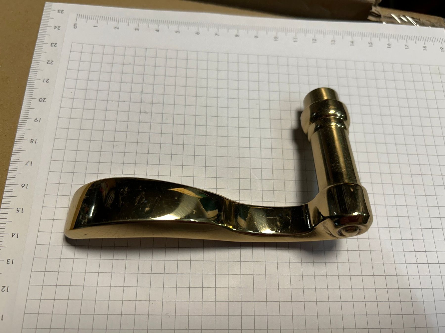Hoppe Ferramenta: Türdrücker links Messing – Usato da hägendorf venduto da hsh4614