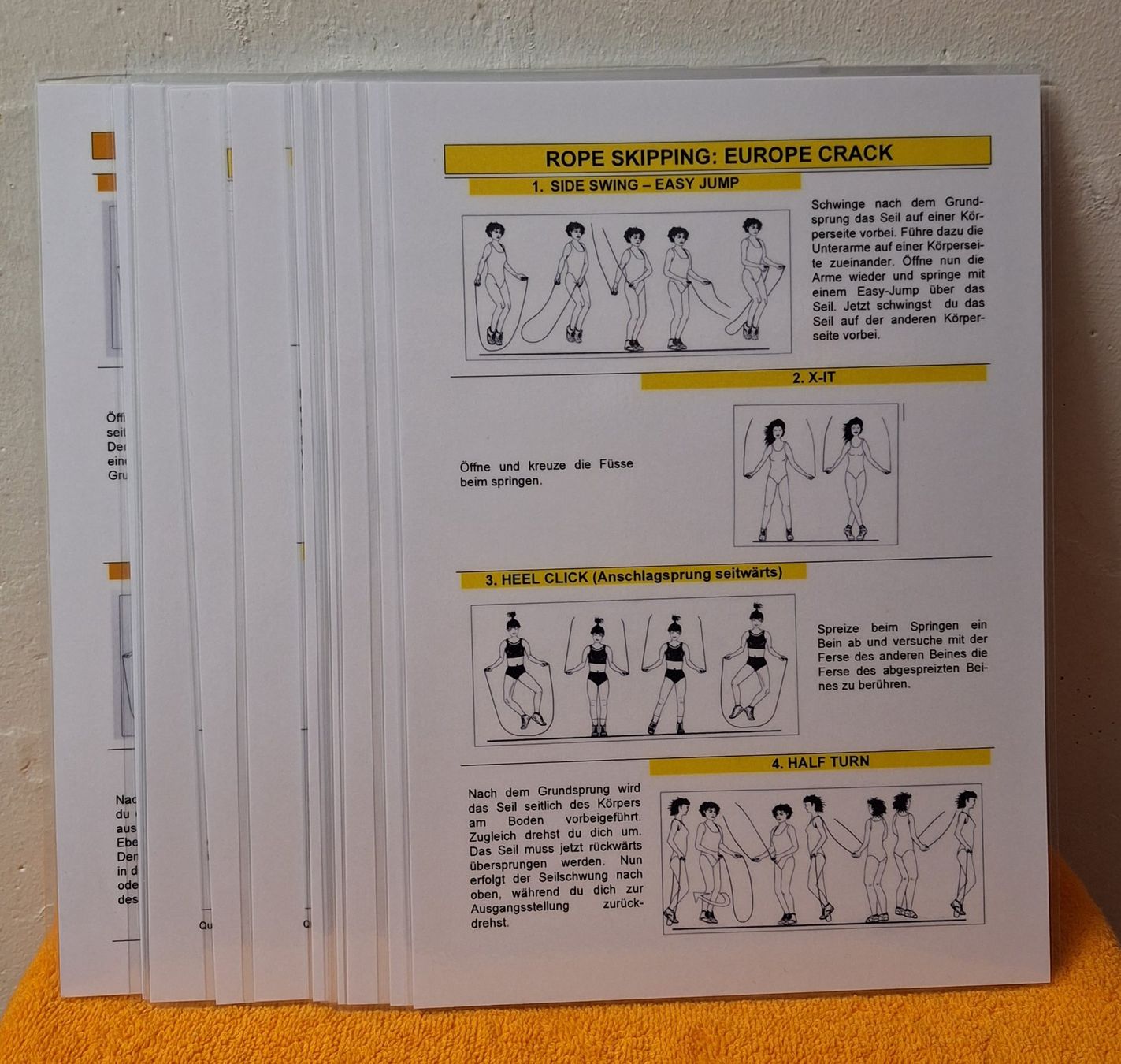 Corde per saltare: 18 ROPE SKIPPING Lernkarten-Set – Usato da Muri AG venduto da Edlerweiss