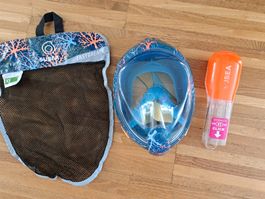 Schnorchelmaske Subea Easybreath XS mit Beutel. top zustand 