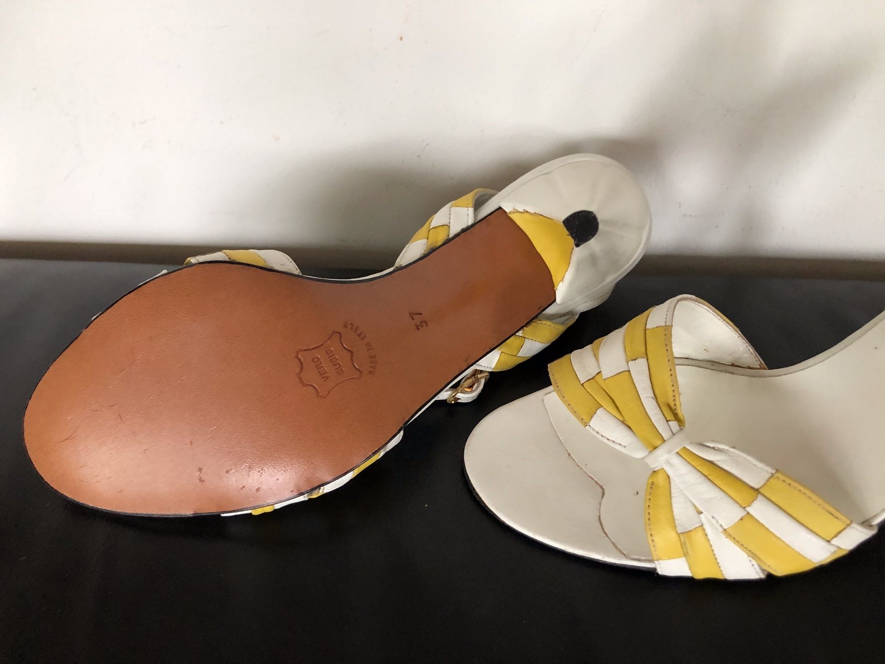 Damenschuhe: Sandalen in echt Leder, neu, Gr. 37 – Neu (gemäss Beschreibung) aus Zürich von Octopus-275 1