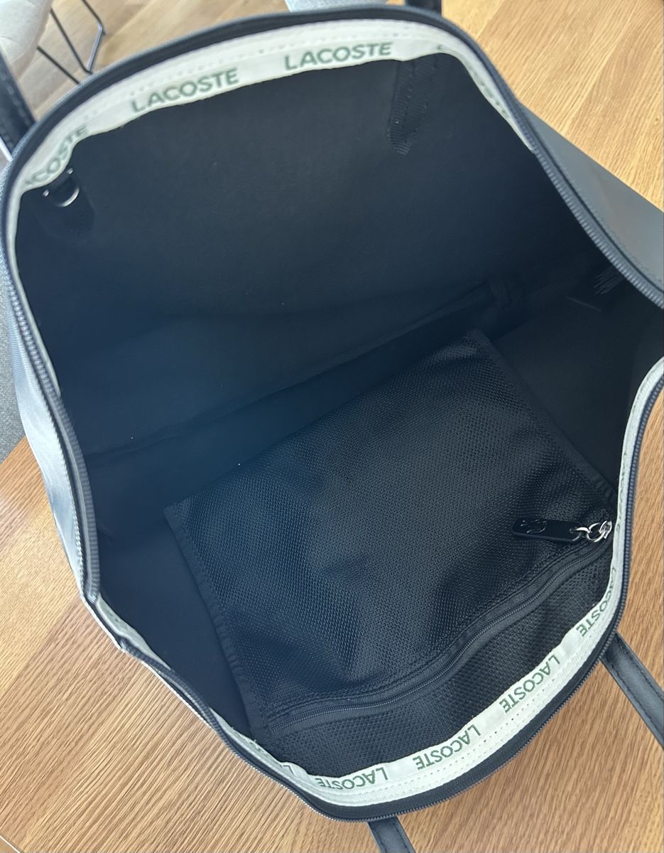 Lacoste Borse da donna: Lacoste Shopping Bag in Schwarz – Usato da Schwarzenbach SG venduto da bienchen22 3