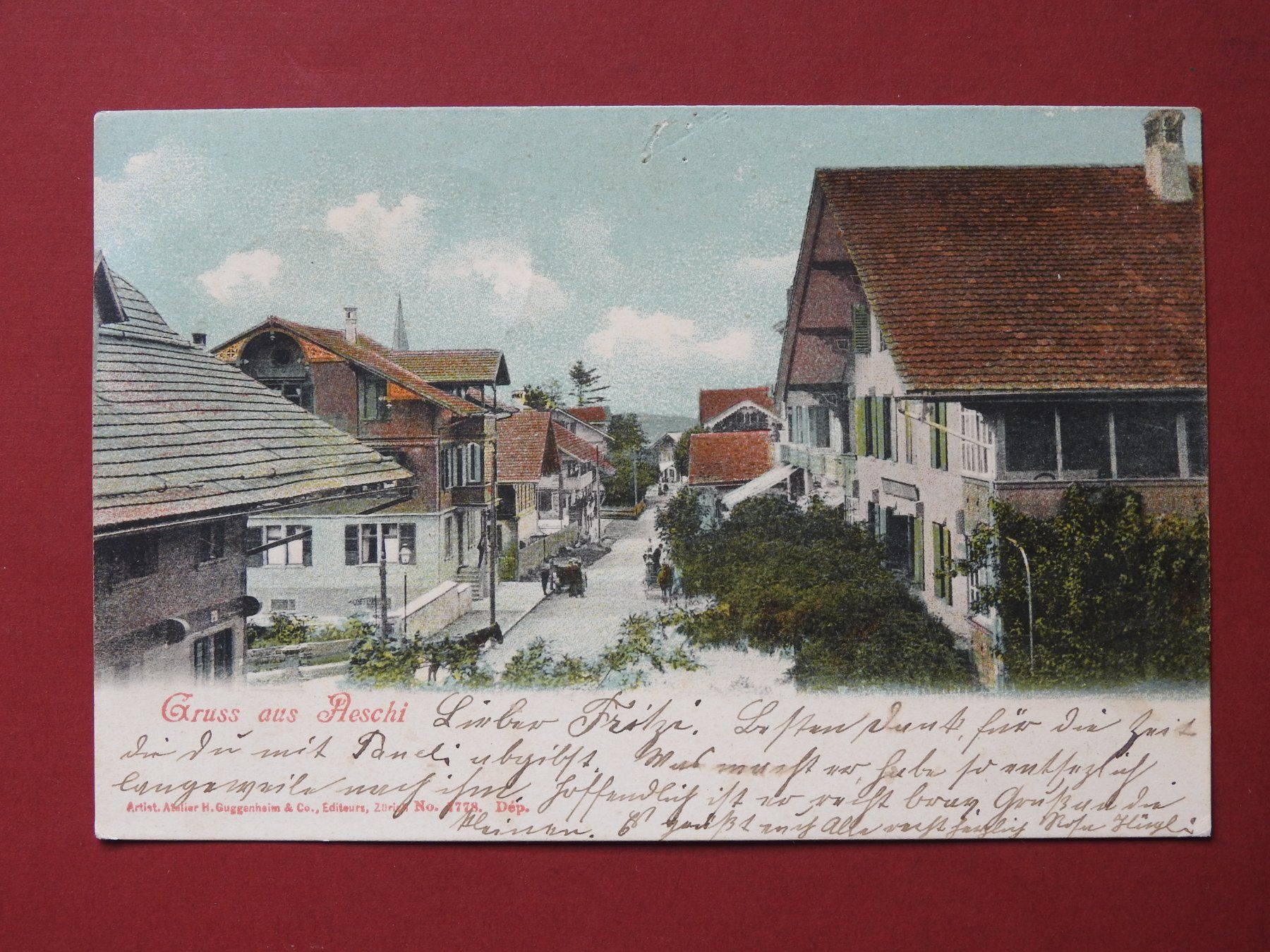 Cartes postales: AK Gruss aus Aeschi BE – D'occasion à Rain par 999-800-K