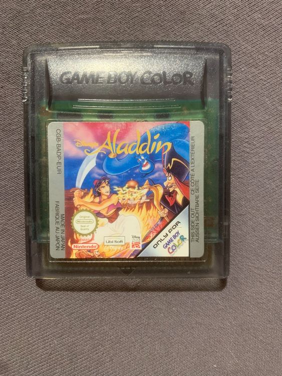 Jeu Aladdin Pour Game Boy – Version ALAP-EUR-1 – Complet (boîte, Notice) – PAL