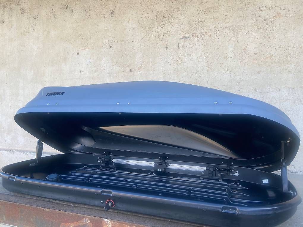 Box da tetto: XL Thule Dachbox Touring M mit oder ohne Träger – Usato da Leuzigen venduto da Doppelrad 5