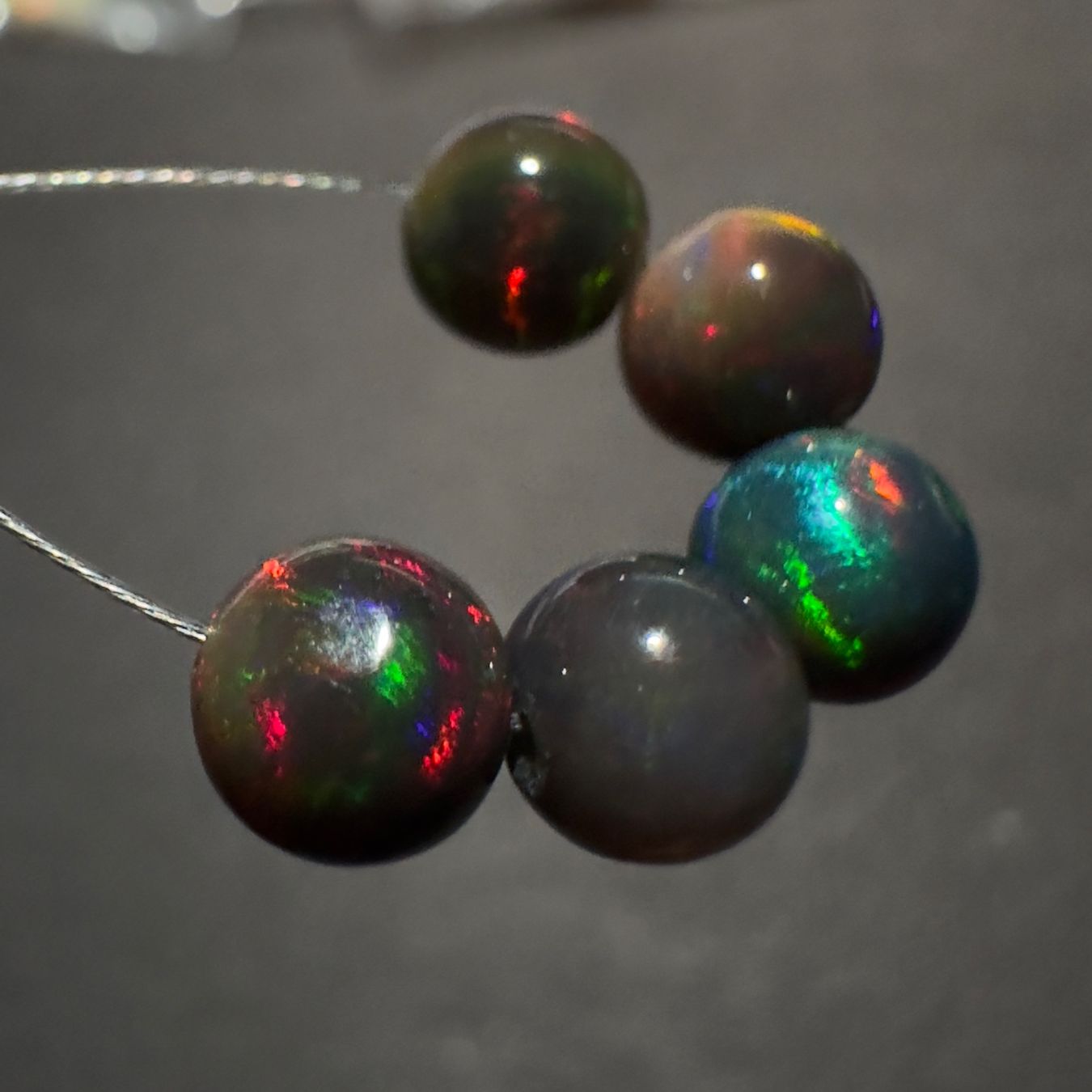 Edelsteine: 3.62 ct - Natural Ethiopian Opal Beads - 5 Pcs – Neu (gemäss Beschreibung) aus Zürich von Yoohooz 4