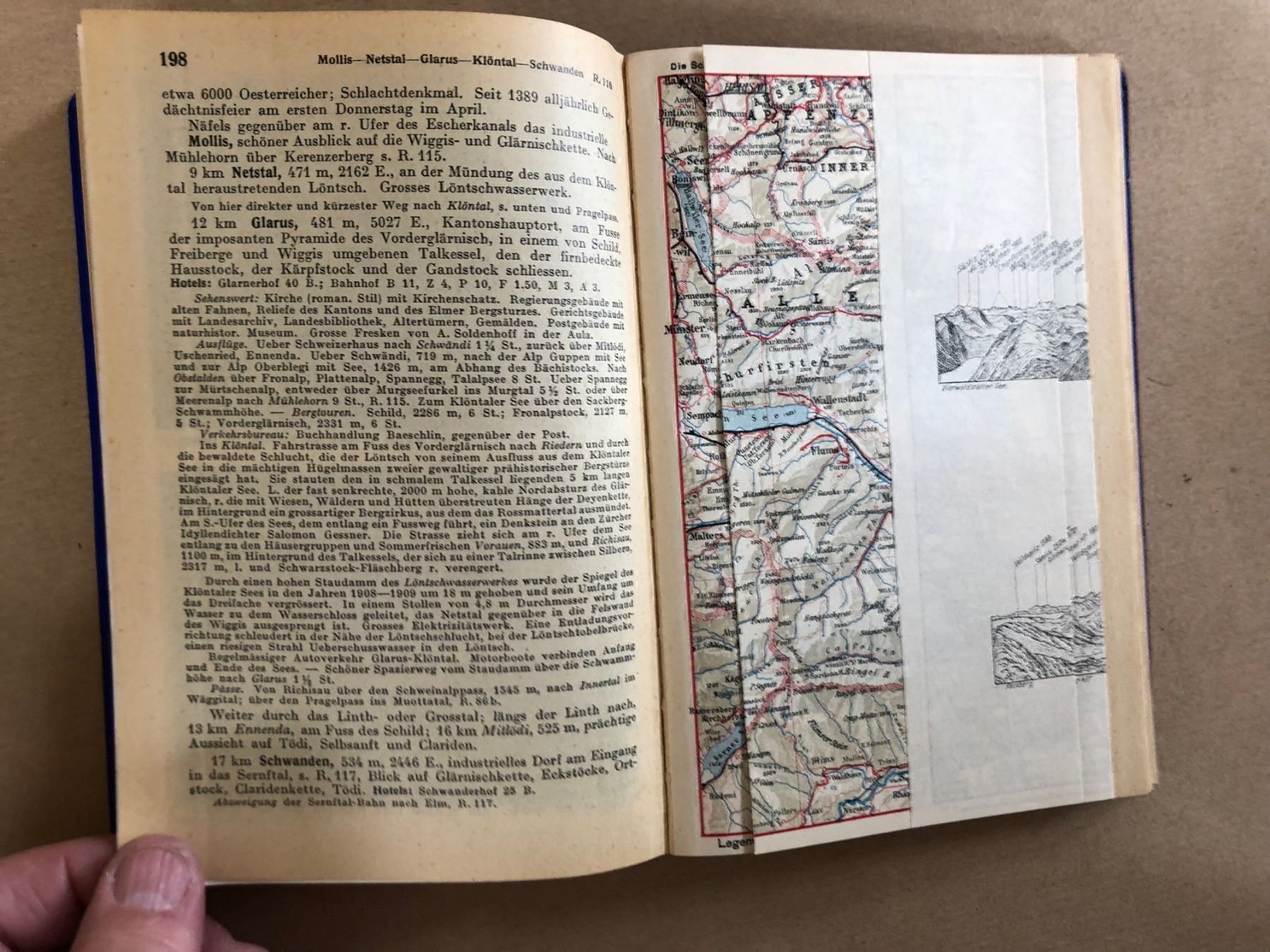 Libri: Ad. Eichenberger: Die Schweiz. Illustr. Reisehandbuch 1929 – Usato da Zürich venduto da allp 8
