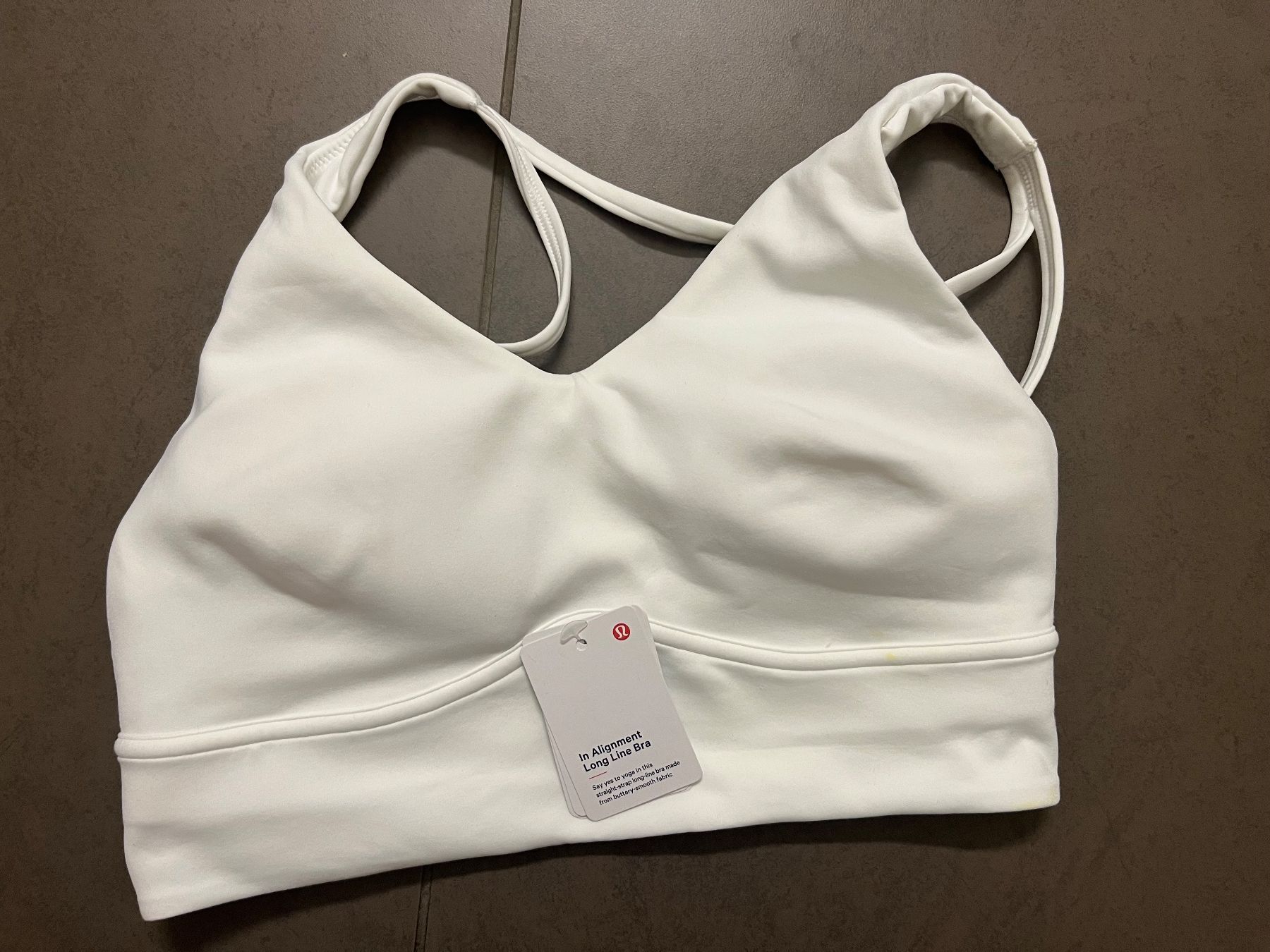 Lululemon Top: Lululemon Sport BH weiss Gr6 – Nuovo (secondo la descrizione) da Zürich venduto da Gabi_78