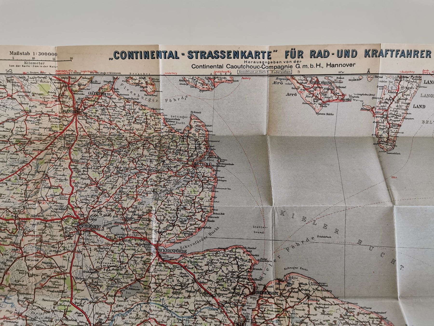 Cartine & Atlanti: Continental Strassenkarte 4 Kiel – Usato da Richterswil venduto da Milan777 2