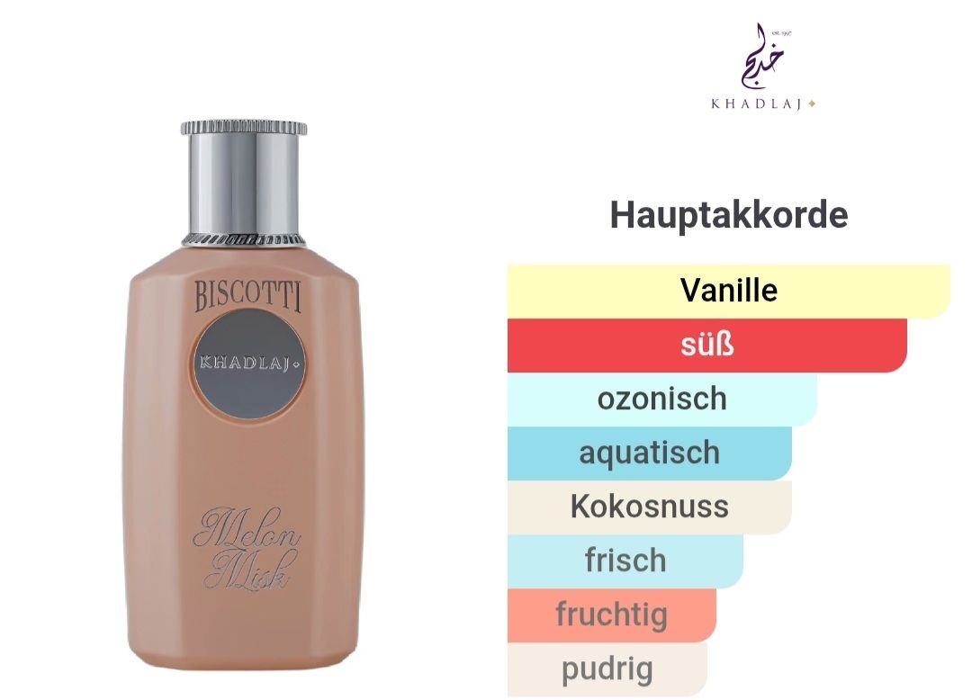 Profumi & Eau de Toilette: KHADLAJ Biscotti Melon Misk Extrait – Nuovo (secondo la descrizione) da Winterthur venduto da Je. 2