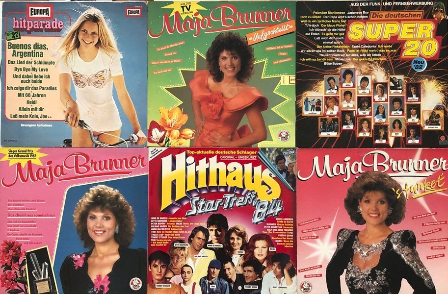 Dischi in vinile: 6x LPs Schlager – Usato da Grüningen venduto da azulmarron