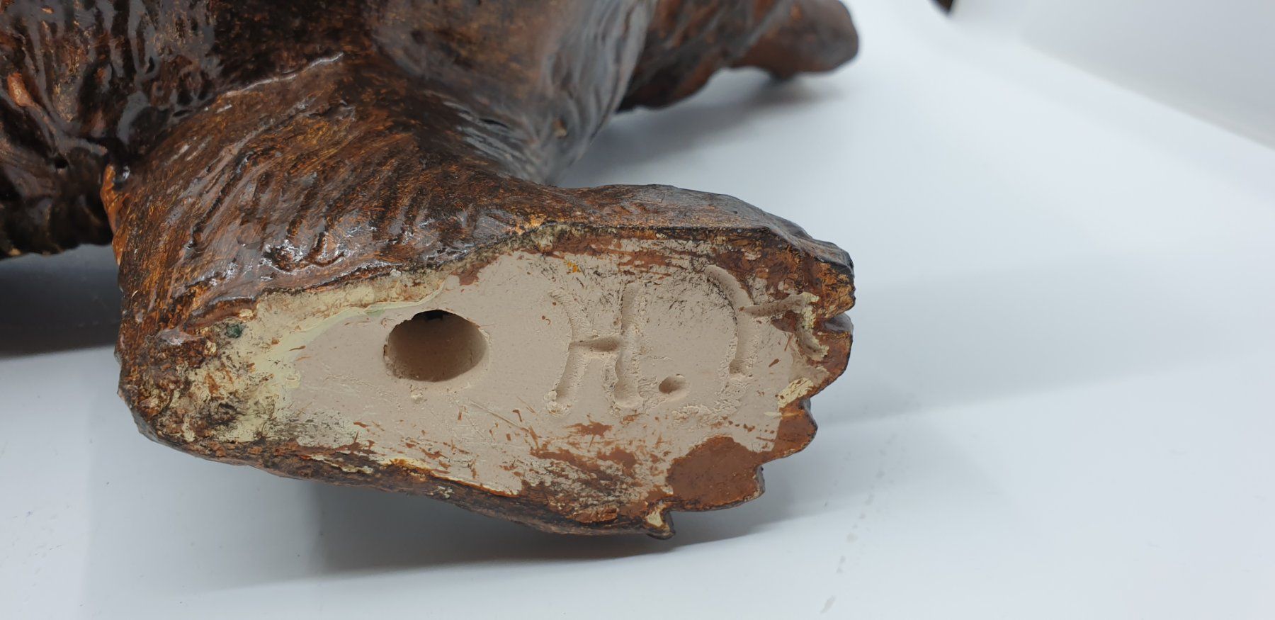 Sculture & Statue: Grosser Keramik Bär 1985 mit Monogramm – Usato da Emmen venduto da magelan 9