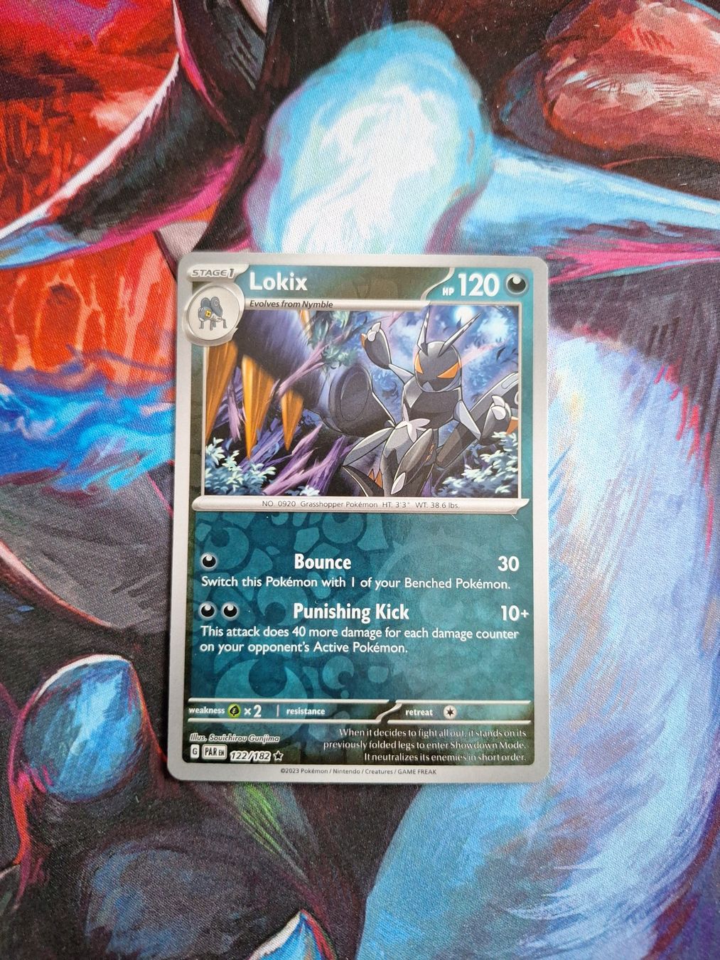 Pokémon Carte collezionabili: Lokix - Reverse Holo - Pokemon Paradox Rift – Usato da Altstätten SG venduto da GGsGameshop