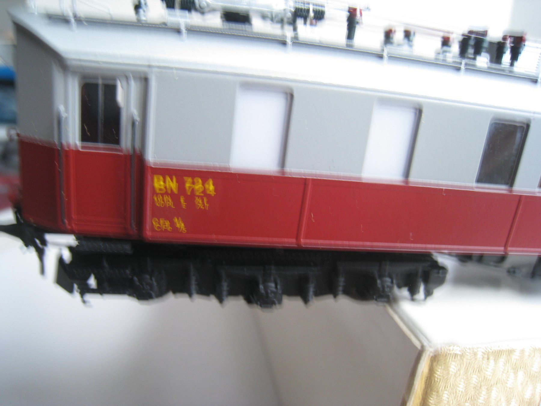 Metropolitan Modellini di ferrovie: Metrop CFe 4/5 724 BN-Triebwagen, 707 – Usato da Buchs ZH venduto da swiss-train 1