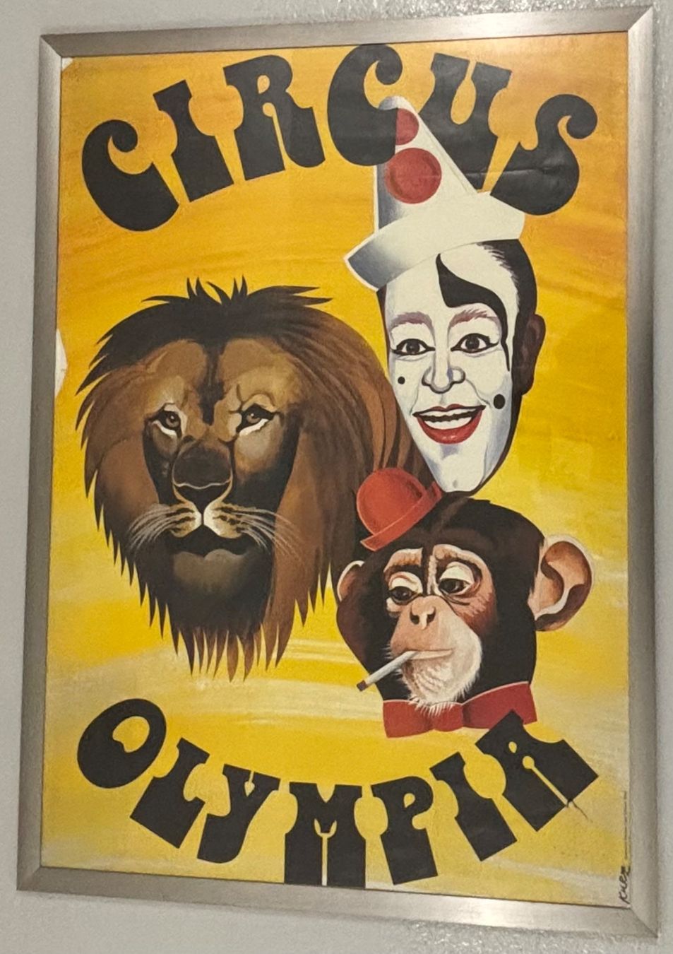 Poster & Bilder: Vintage-Plakat CIRCUS OLYMPIA 1975 – Gebraucht aus Rütihof von Yaro22 1