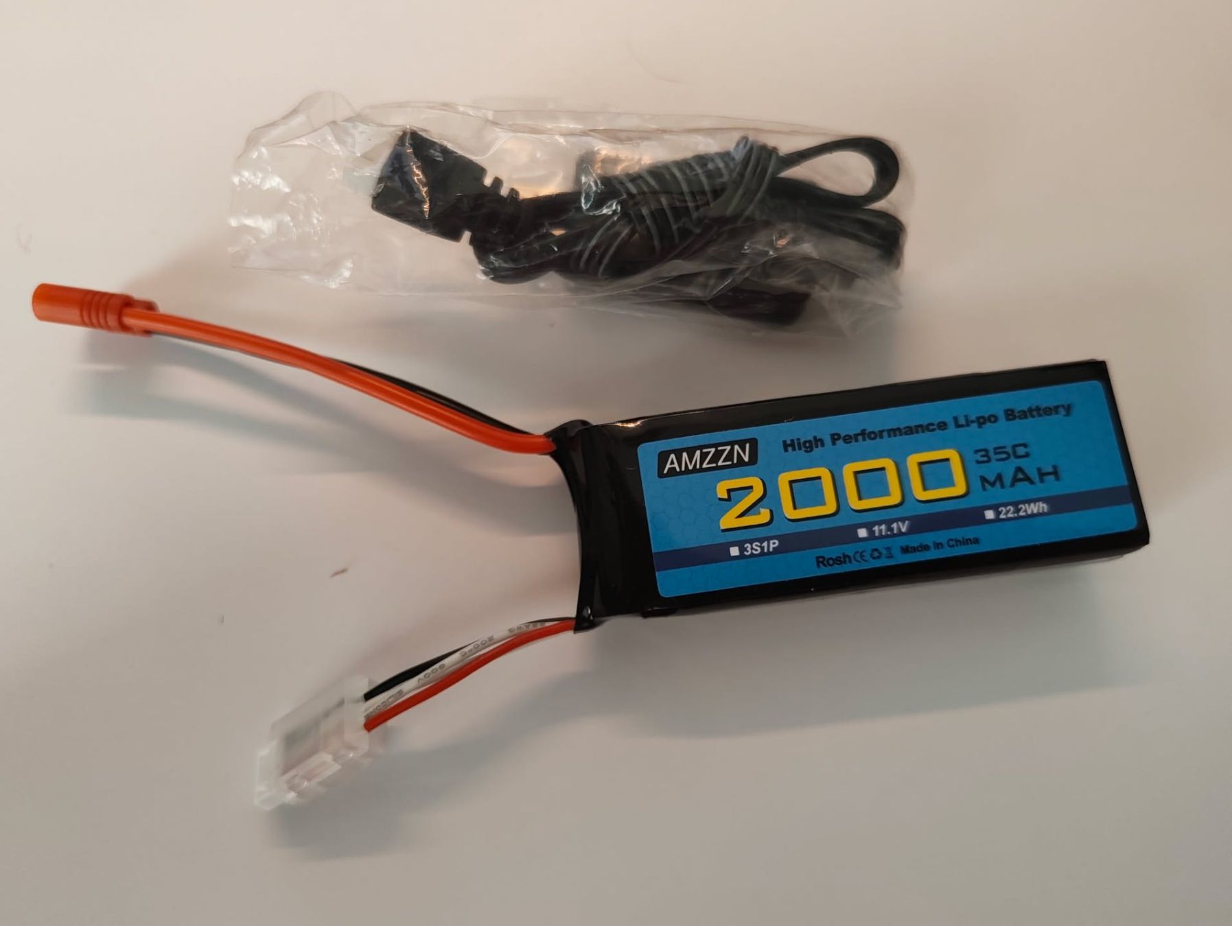 Batterie, Caricabatterie & Alimentatori: 3S/11.1V LiPo 2000mAh / 35C – Nuovo (secondo la descrizione) da St.Gallen venduto da becks0815