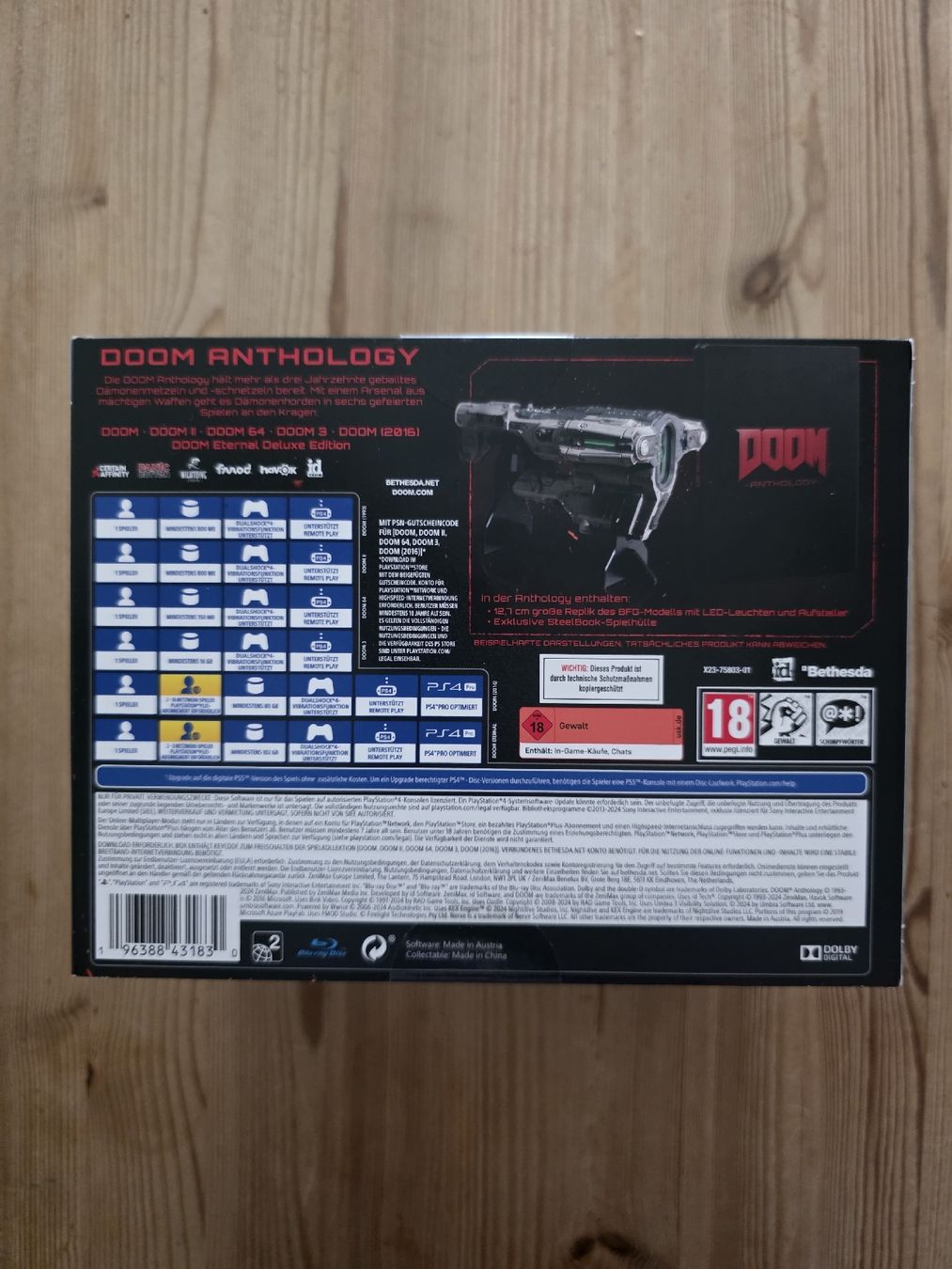 Giochi: PS4 Doom Anthology Spiel neu ungeoeffnet – Nuovo e nell'imballaggio originale da Oftringen venduto da Tobyas86 1