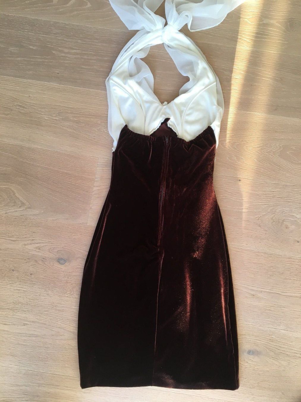 Kleider: Neues Samt-Cocktailkleid Grösse S – Neu (gemäss Beschreibung) aus Winkel von Flyhy2020 4