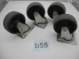 4 Kunststoff Räder, Nr. b55