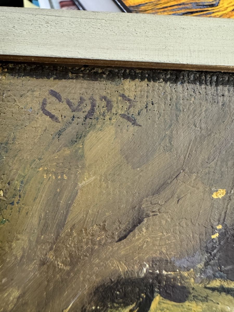 Dipinti: Cunz Acryl auf Karton 21x33 cm Original – Usato da Frasnacht venduto da Kulturpalast 3