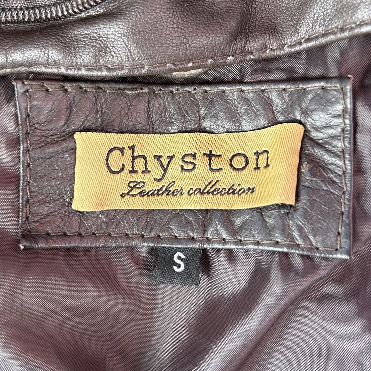 Vestes: Vintage Chyston brown Leather Jacket  – D'occasion à brent par fukusapes 4
