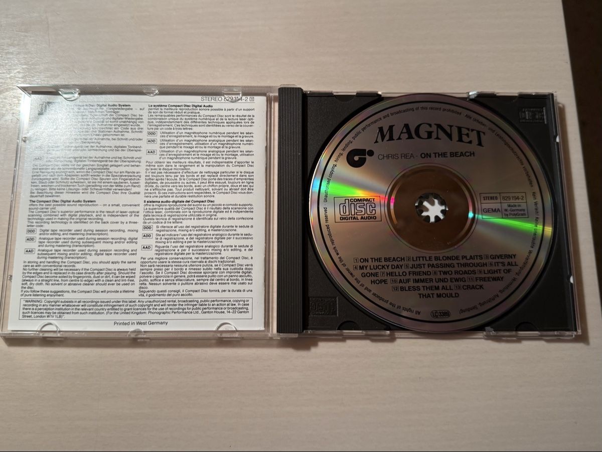 CD: Chris Rea - On The Beach - CD - Sommer Sound – Usato da Oberried Brienz venduto da Chyara 2
