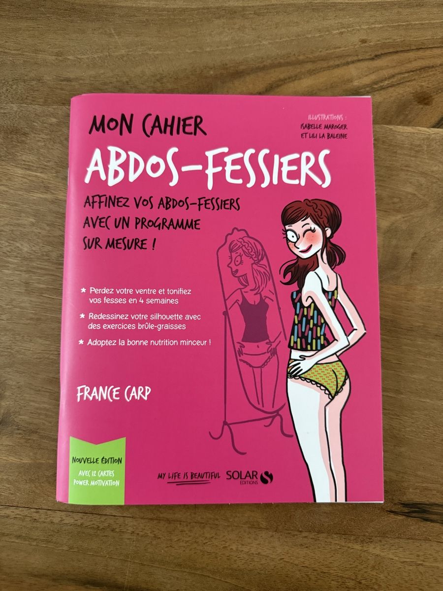 Libri: Mon cahier abdos fessiers – Nuovo e nell'imballaggio originale da Moutier venduto da Sparrow2002