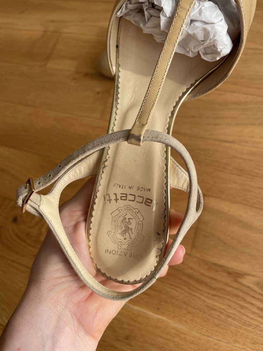 Damenschuhe: Closed heels sandal Shoes size 37 leather – Gebraucht aus Zug von dmjtita 7