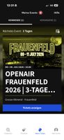 Openair Frauenfeld 3-Tagesticket