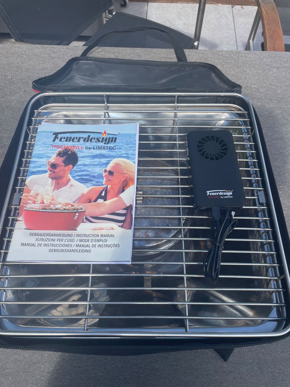 Griglie: Feuerdesign Tischgrill Teide anthrazit – Nuovo (secondo la descrizione) da Môtier (Vully) venduto da Nicole_1837 1
