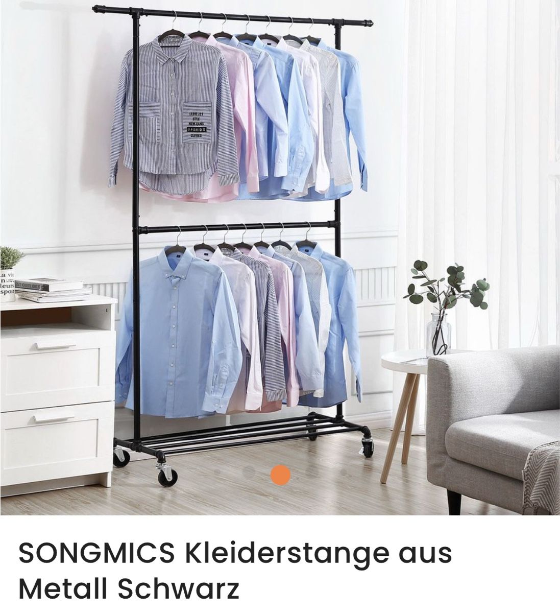 Altro in Decorazioni & Accessori: 2x SONGMICS Kleiderständer aus Metall schwarz – Usato da Zürich venduto da Luerika 2