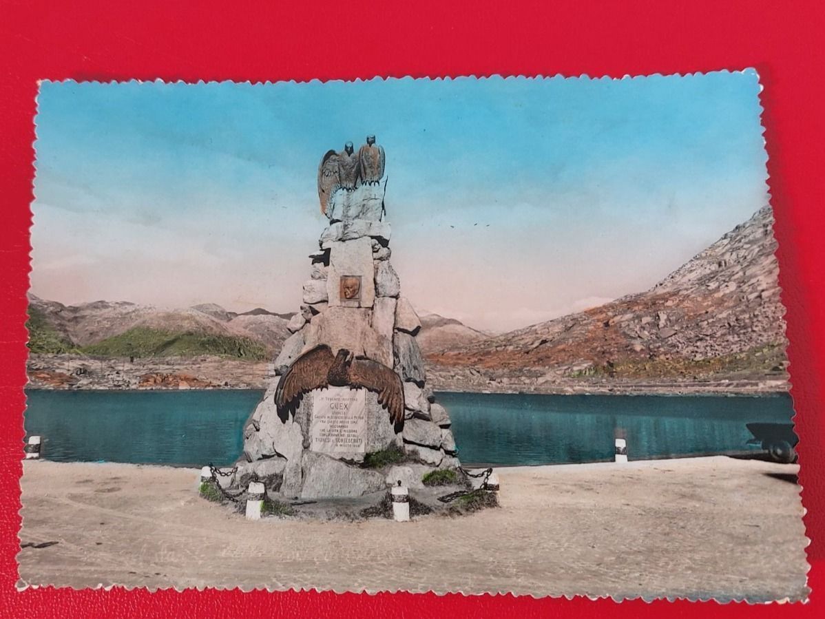 Cartoline postali: Passo del S. Gottardo ; Ospizio ; Monumento a Guex – Usato da St-Légier-Chiésaz venduto da Theo006