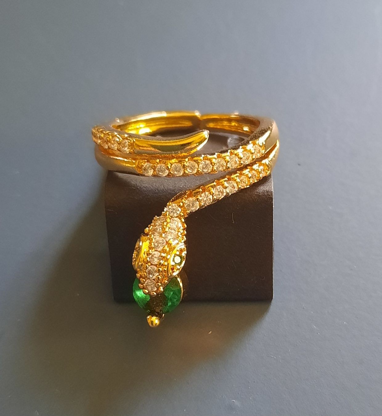 Anelli: Fingerring Schlange goldfarben – Nuovo (secondo la descrizione) da Uster venduto da sista-esta 2