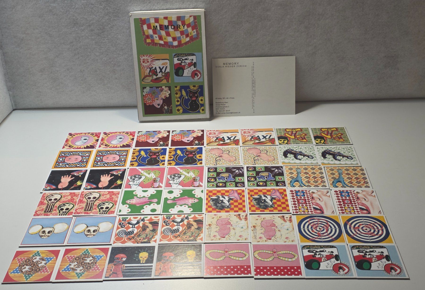 Spiele: CH  KUNST MEMORY v Sonja Rieser - limited edition vergriffen – Neu (gemäss Beschreibung) aus Dürnten von Bachtelrider_ 1