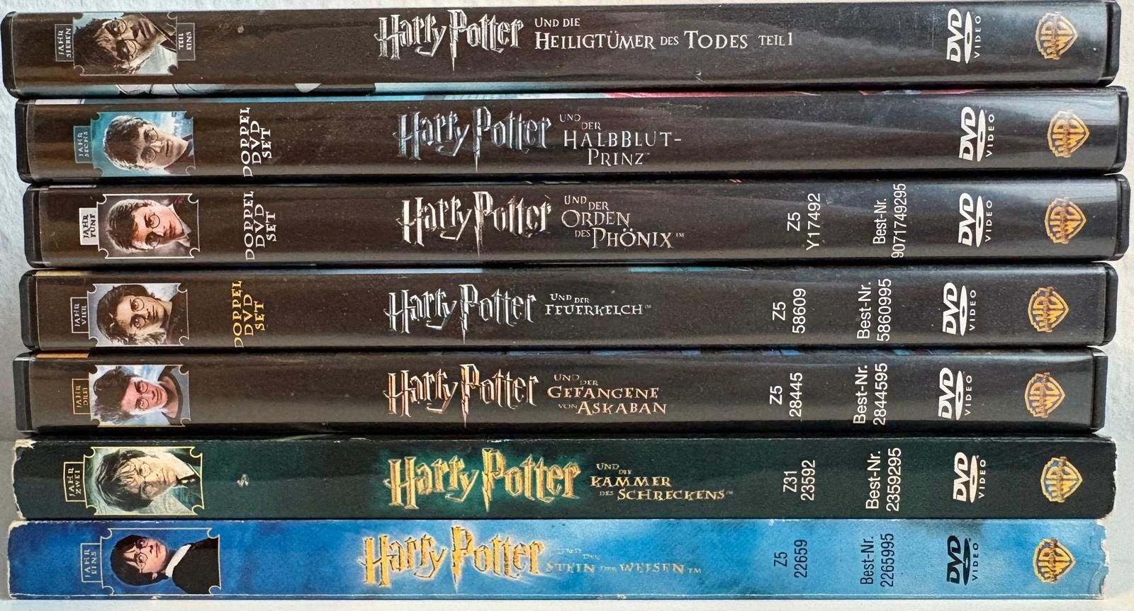 Tutti i DVDs: 7 DVD Harry Potter – Usato da Zürich venduto da Pam-Creation 1